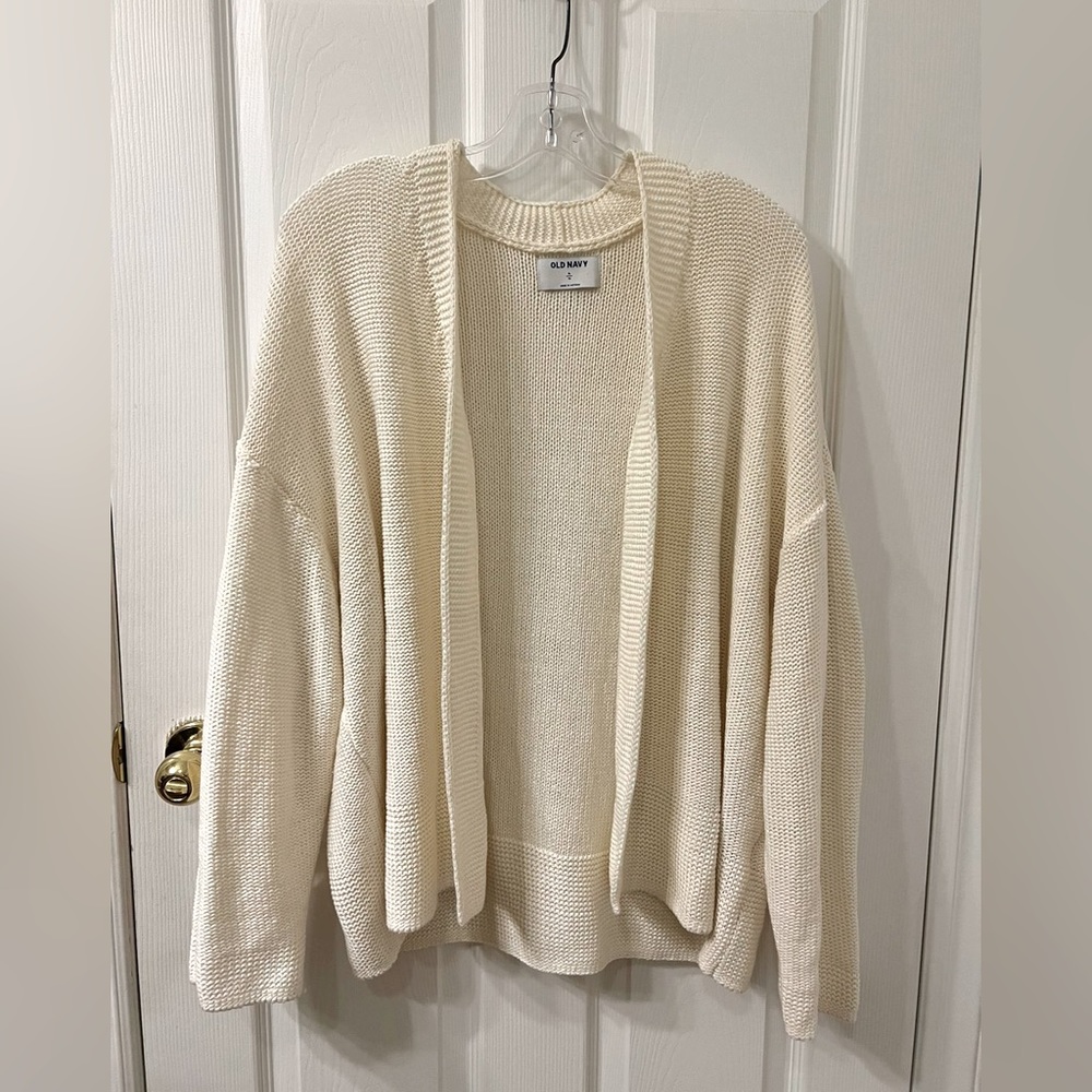Cárdigan Xl Old navy , cream color